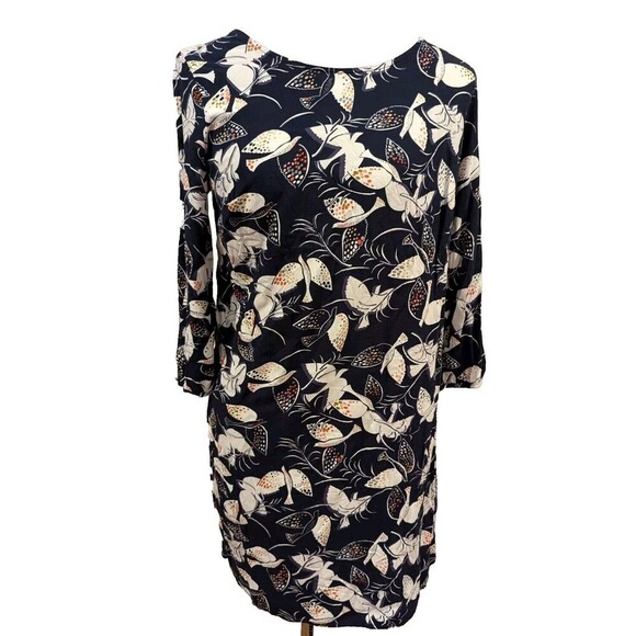 Old Navy SZ M Blue Dove Print Sheath Dress Inspirational Church Dress - Picture 1 of 5